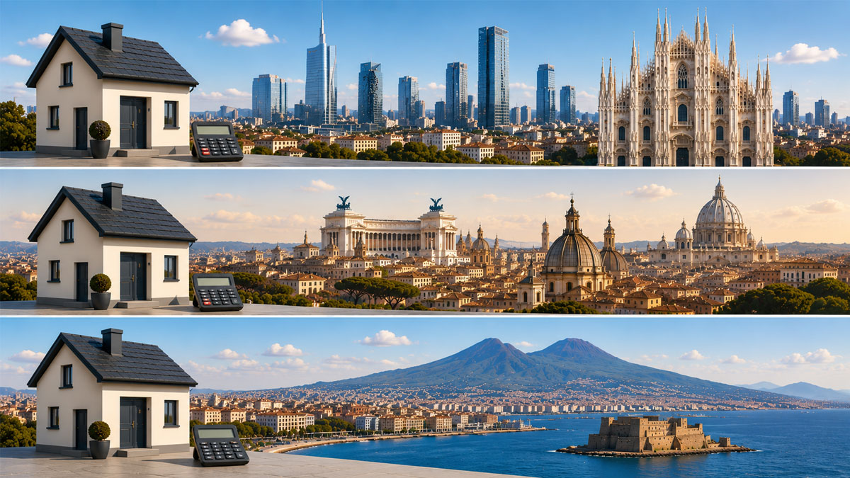 Mutui Milano Roma Napoli